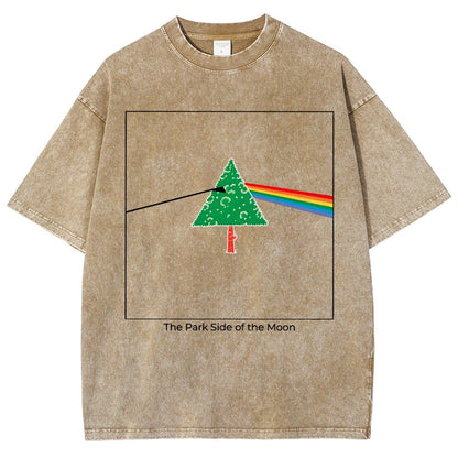 The Park Side of the Moon Vintage Distressed T-shirt