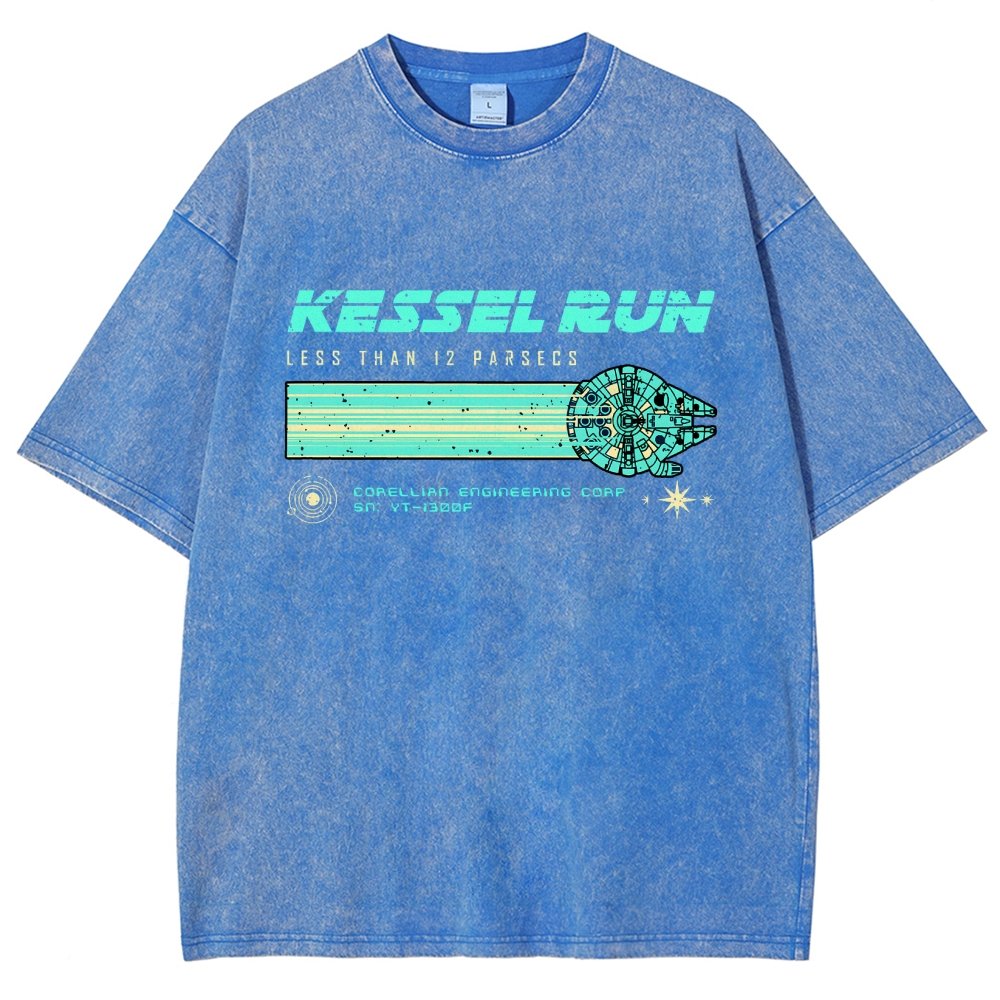 Retro Vintage Parsecs Vintage Distressed T-shirt