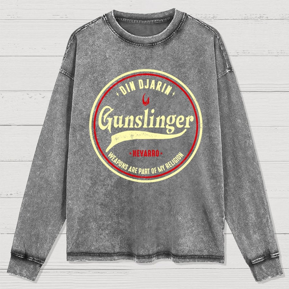 The Gunslinger Washed Long Sleeve Tee