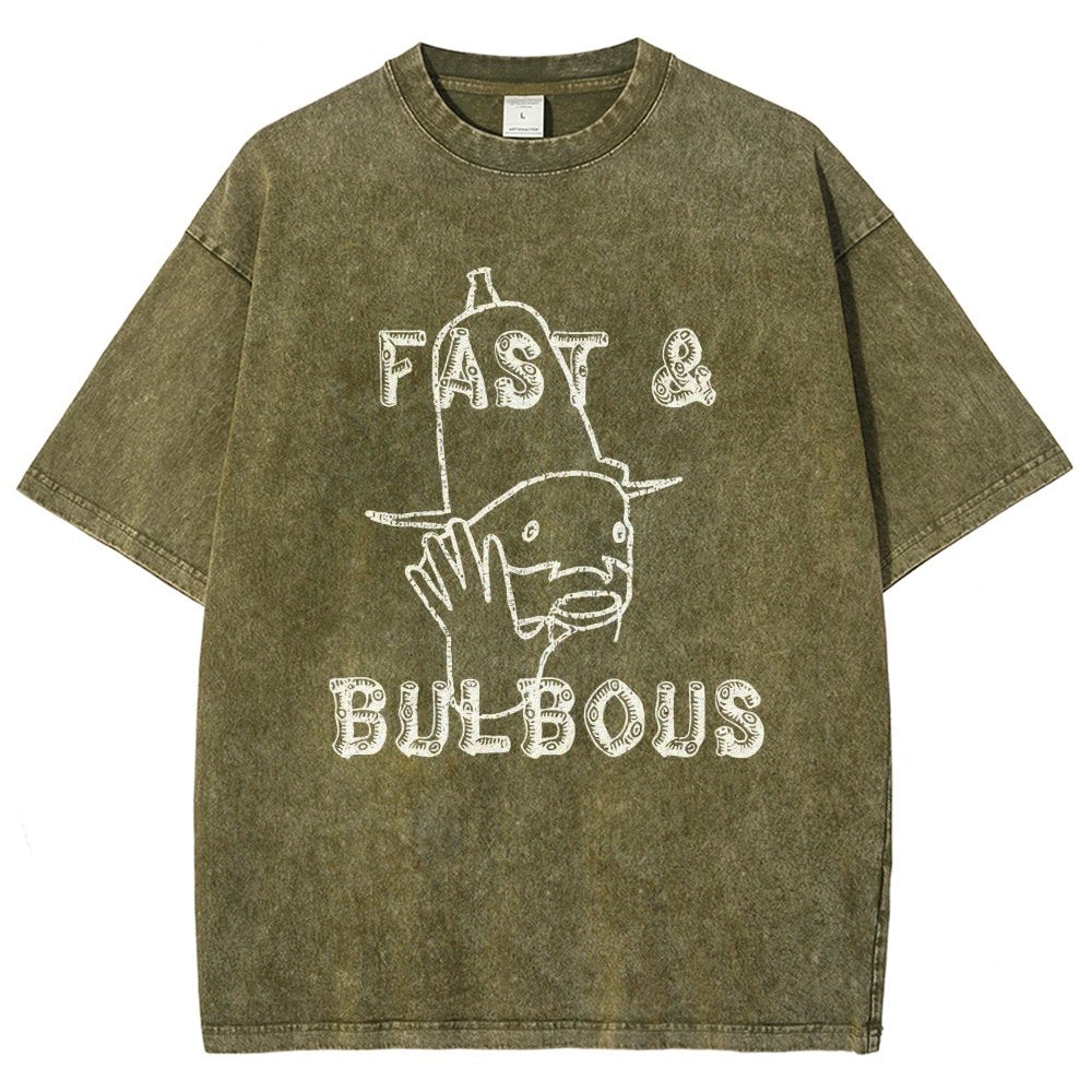 Fast & Bulbous Vintage Distressed T-shirt