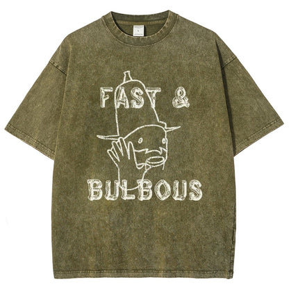 Fast & Bulbous Vintage Distressed T-shirt