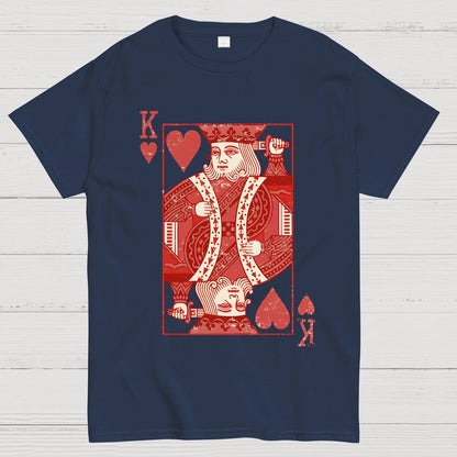 King of Hearts Valentine Shirt Matching Couple Gift Geek T-Shirt