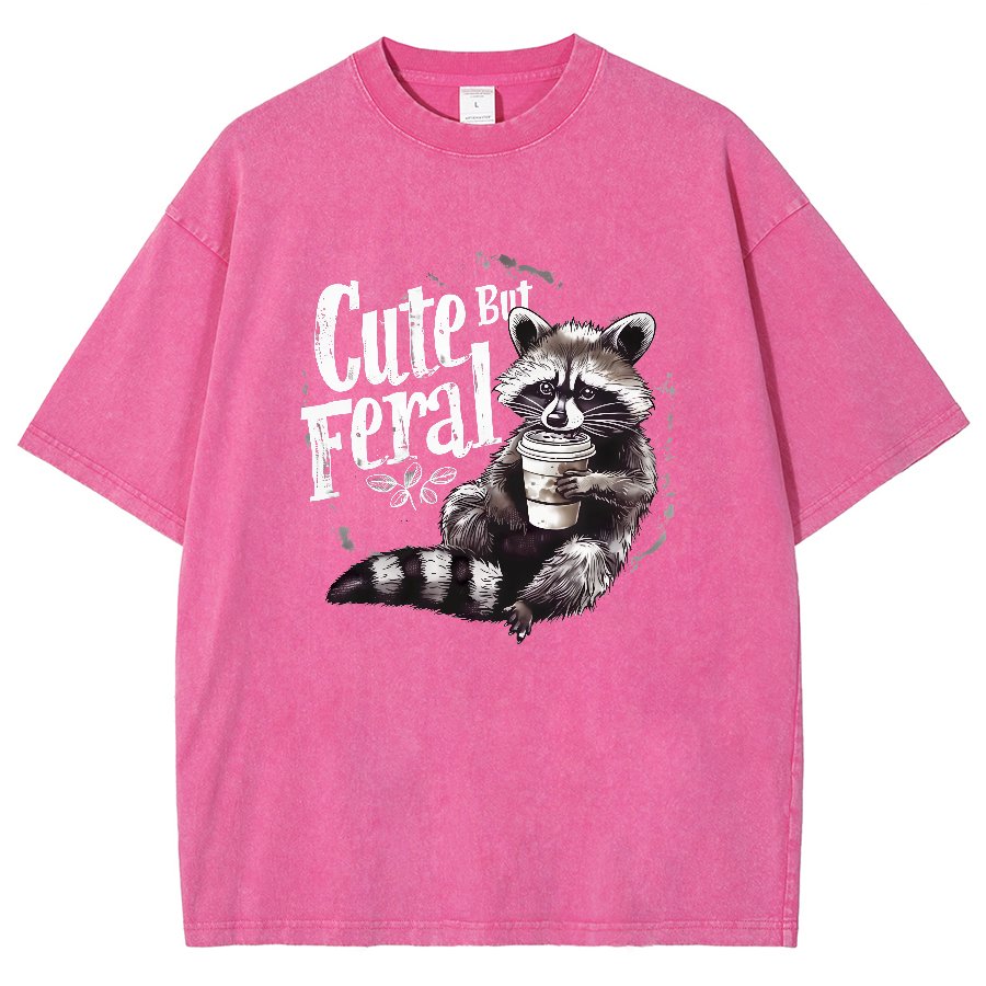 Cute But Feral Vintage Distressed T-shirt