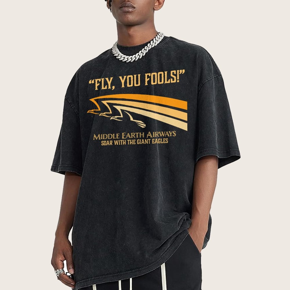 Fly, You Guys! Vintage Distressed T-shirt