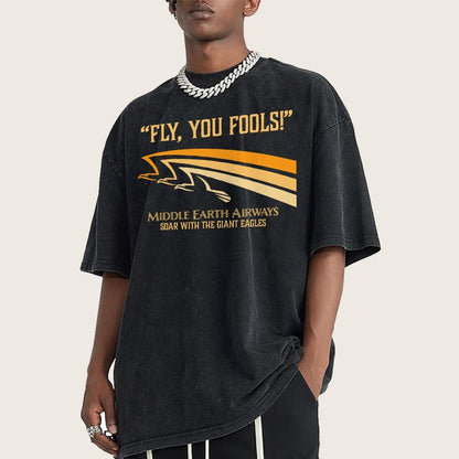 Fly, You Guys! Vintage Distressed T-shirt