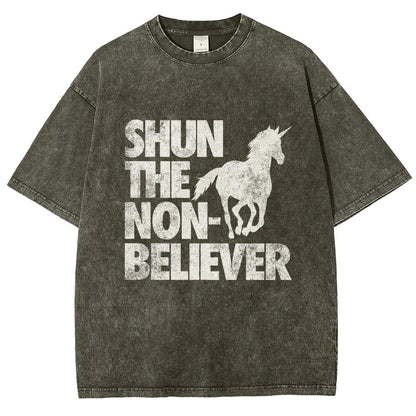 Shun the Non-Believer! Vintage Distressed T-shirt