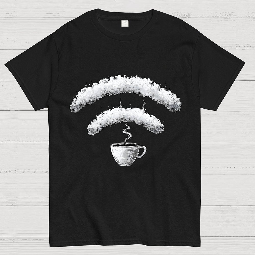 Connected Through Caffeine Geek T-Shirt