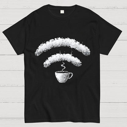 Connected Through Caffeine Geek T-Shirt