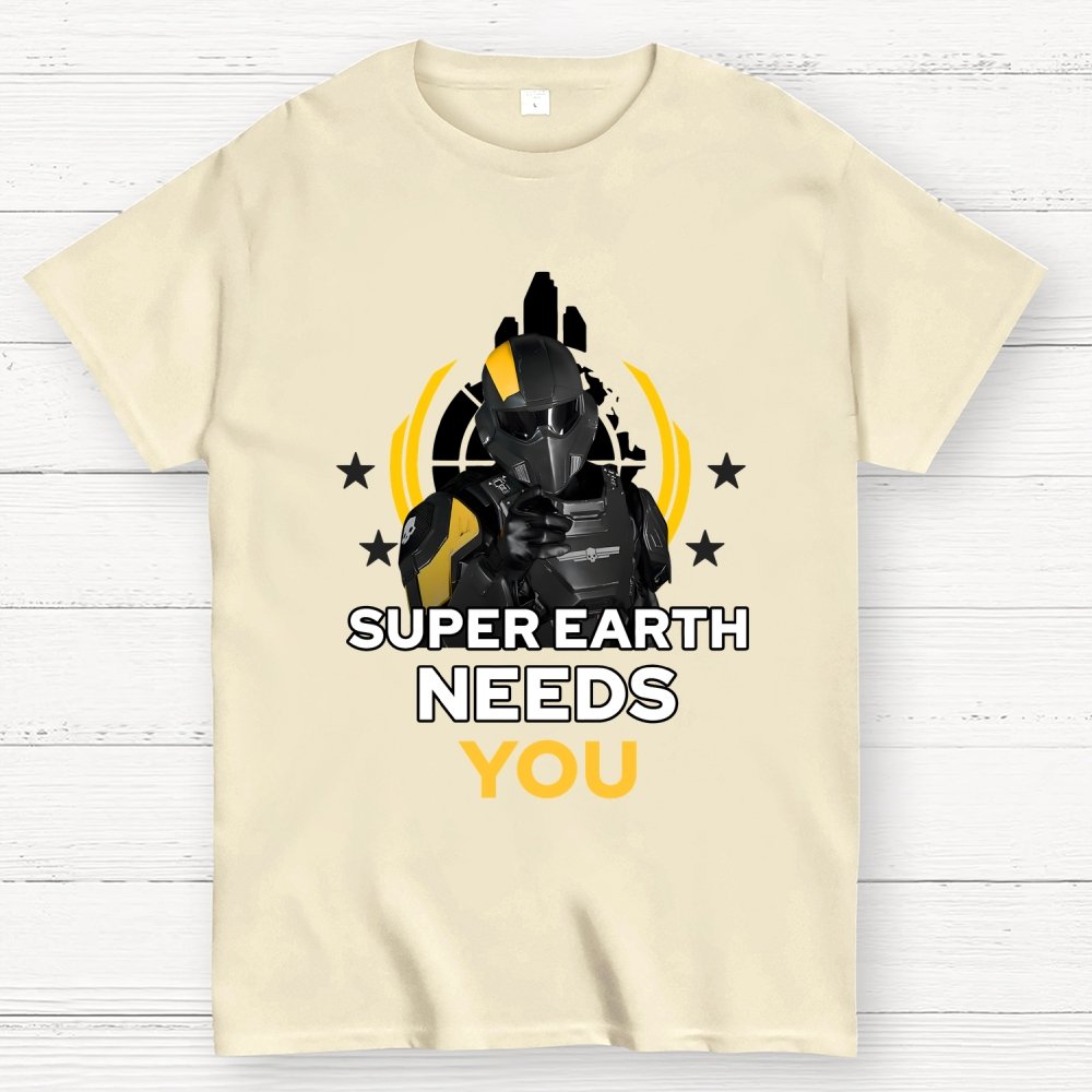 Super Earth Needs You Geek T-Shirt