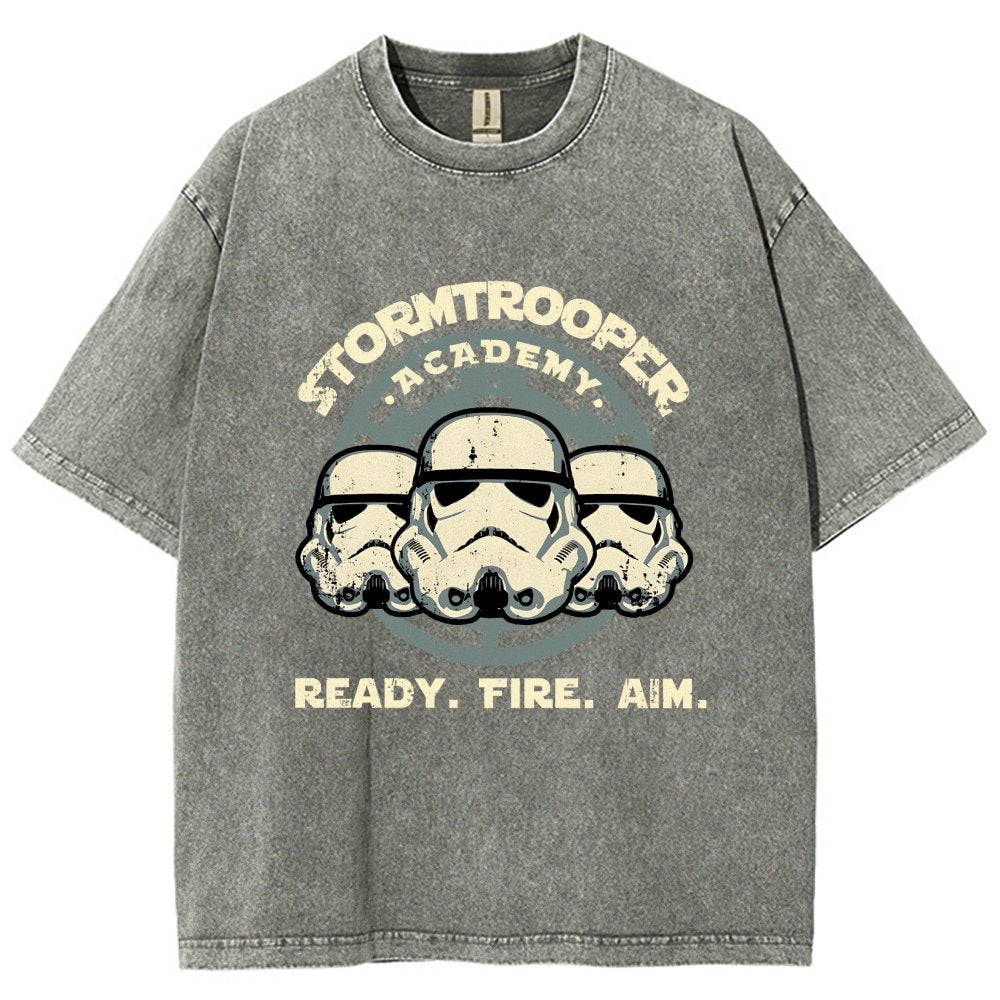 Ready. Fire. Aim. Vintage Distressed T-shirt