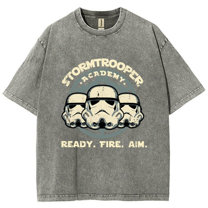 Ready. Fire. Aim. Vintage Distressed T-shirt