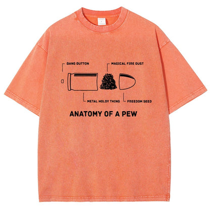 Anatomy Of A Pew2 Vintage Distressed T-shirt