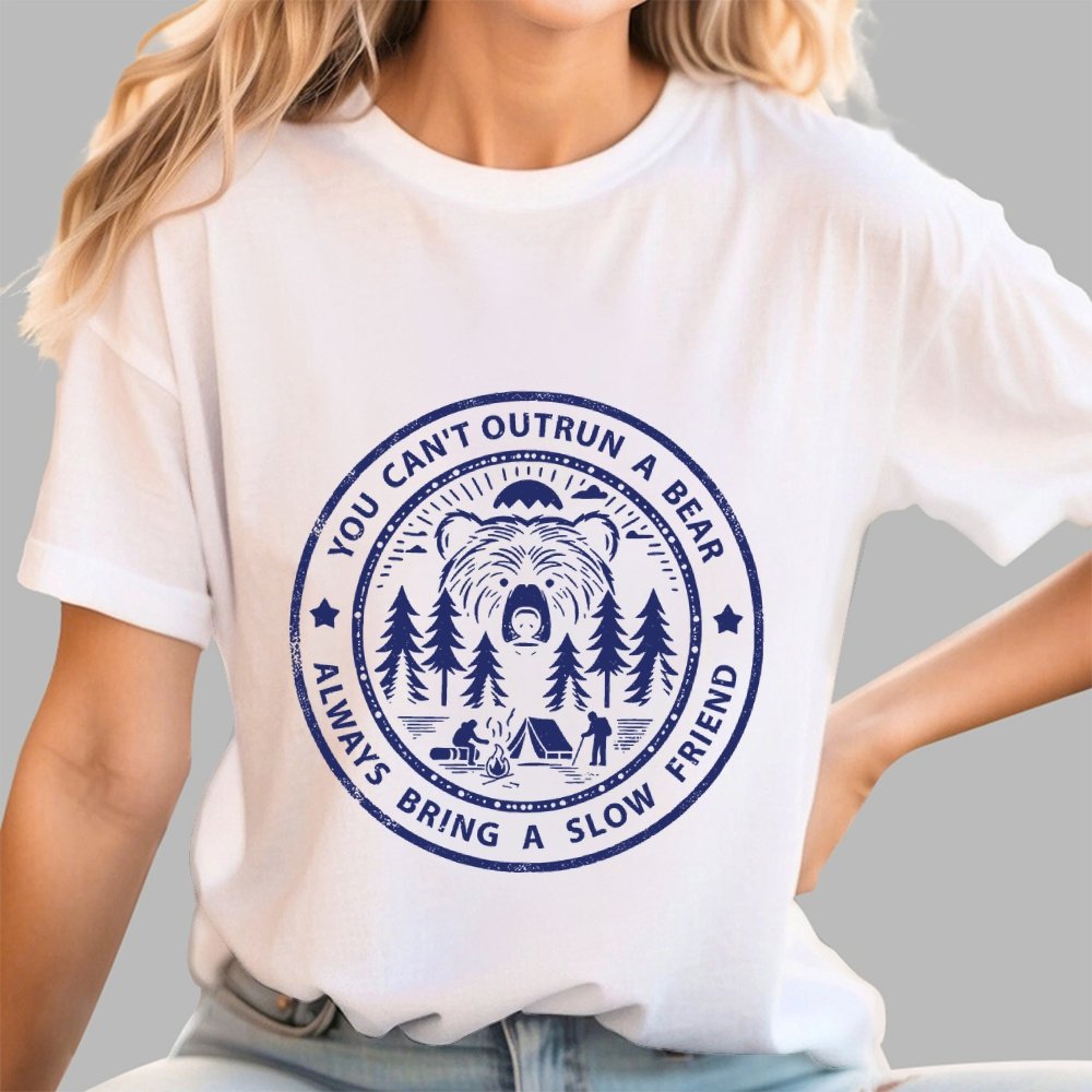 You Can't Outrun A Bear Geek T-Shirt