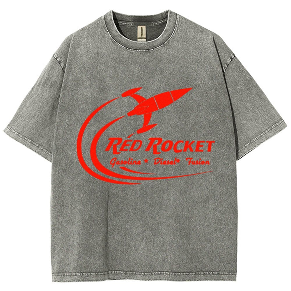Red Rocket Fuel Vintage Distressed T-shirt