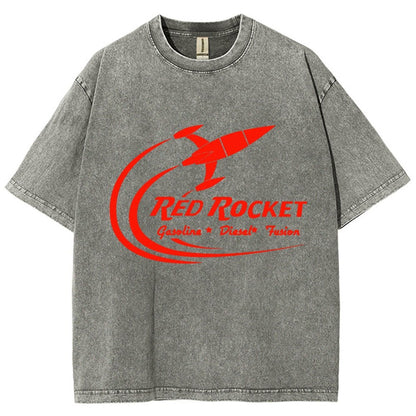 Red Rocket Fuel Vintage Distressed T-shirt