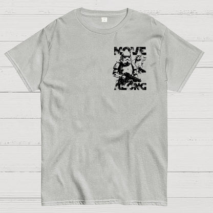 Move Along Front And Back Printing Geek T-Shirt