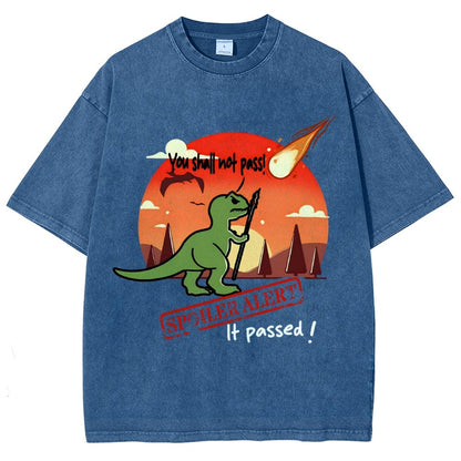 Spoiler Alert You Can't Go Through! Vintage Distressed T-shirt
