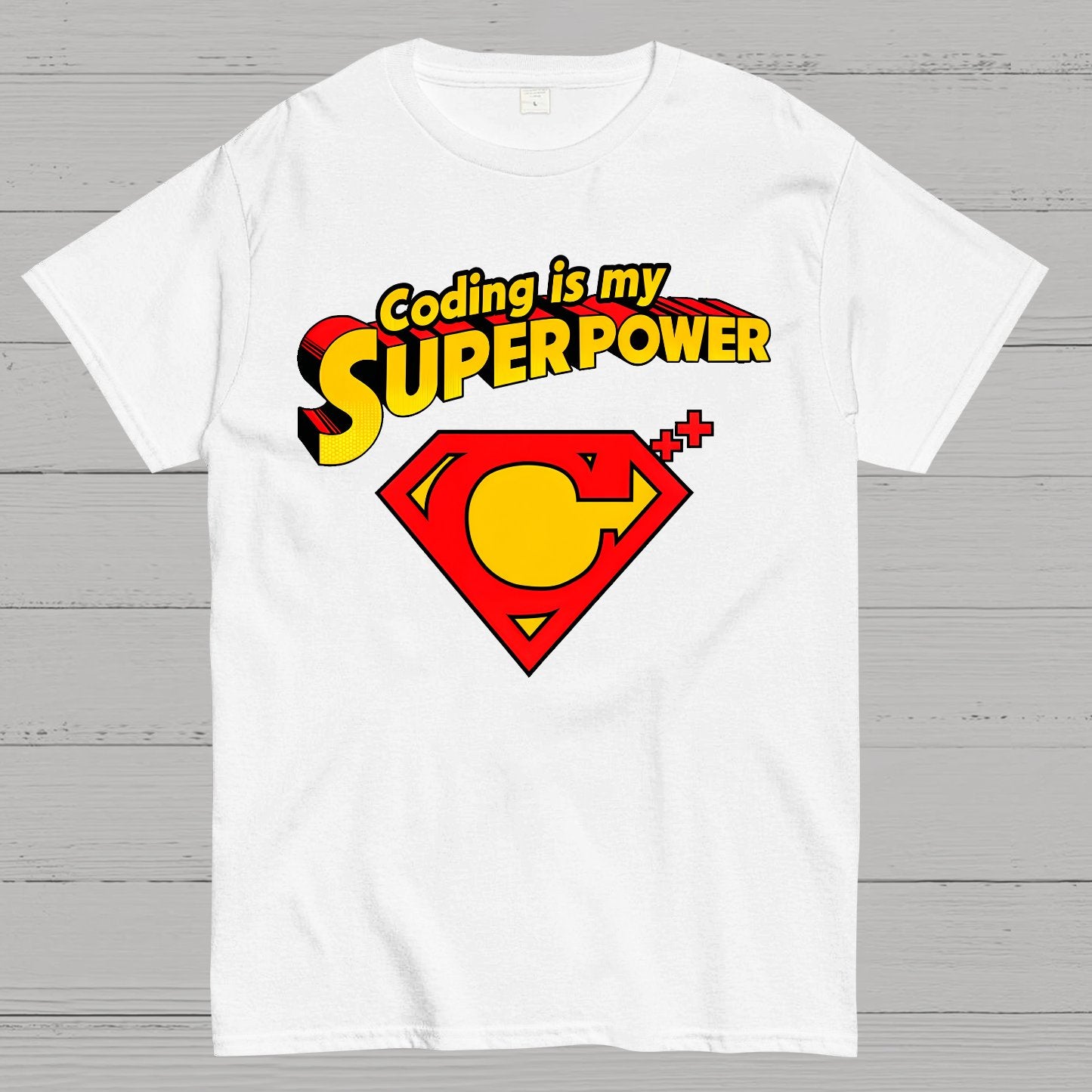 Coding Is My Superpower Geek T-Shirt