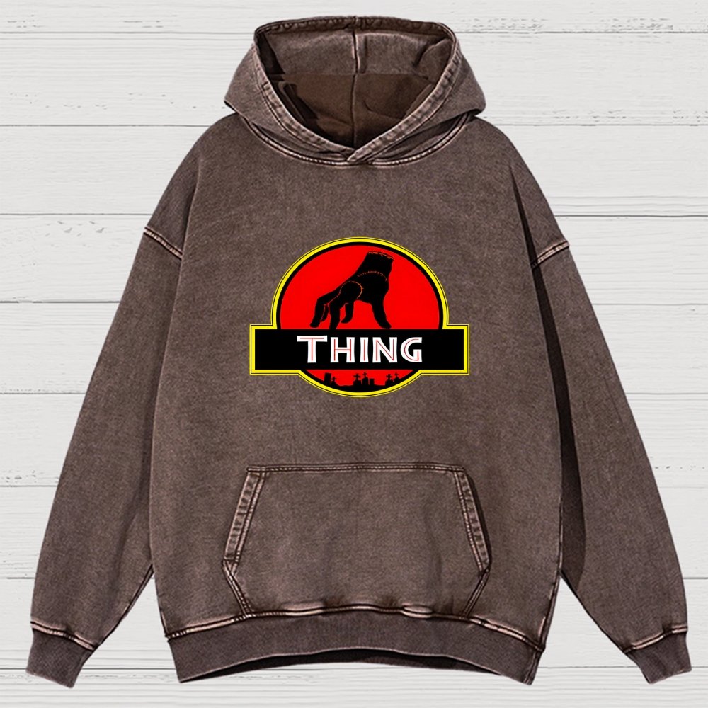 Thing Vintage Distressed Hoodie