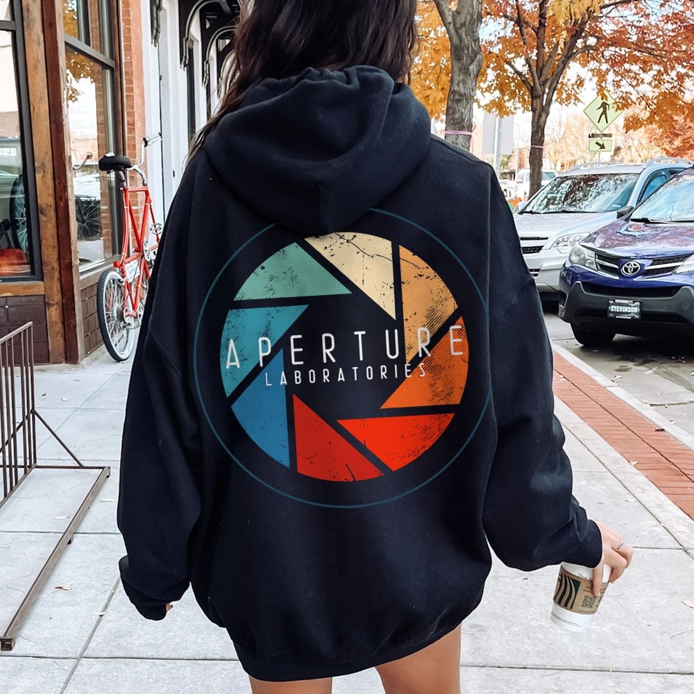 Aperture Printed Back Unisex Cotton Hoodie