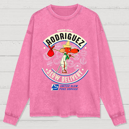 Slowpoke Delivery Service Washed Long Sleeve Tee