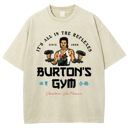 Burton's Gym Vintage Distressed T-shirt