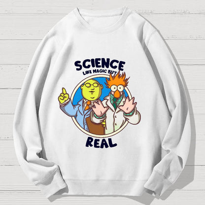 Science Like Magic Geek Cotton Sweatshirt