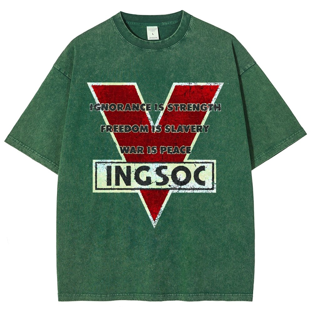 Ignorance Is Strength Tri Blend Vintage Distressed T-shirt