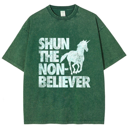 Shun the Non-Believer! Vintage Distressed T-shirt