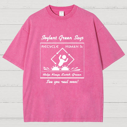 Soylent Green Vintage Distressed T-shirt