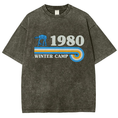 Winter Camp Vintage Distressed T-shirt