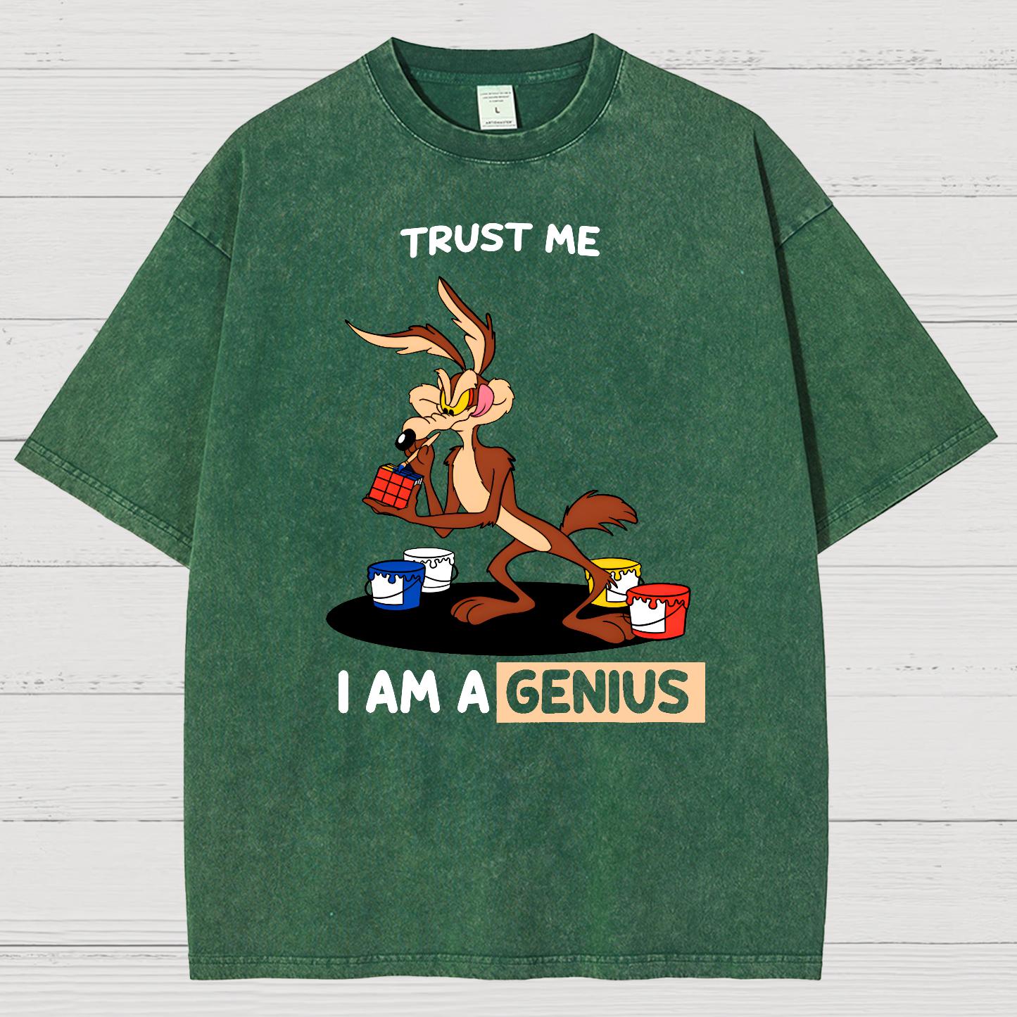 Trust Me I'm A Genius Vintage Distressed T-shirt