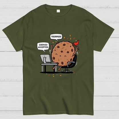 Cookies Accepted Nerdy T-Shirt
