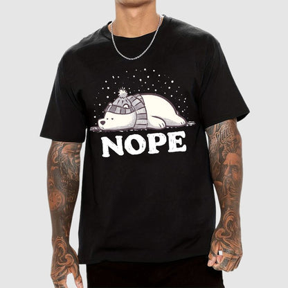 Nope, Too Cold for Anything Geek T-Shirt