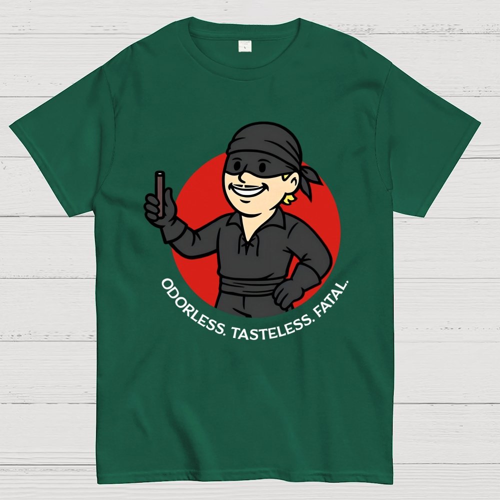 Odorless, Tasteless, Fatal Unisex Geek T-Shirt