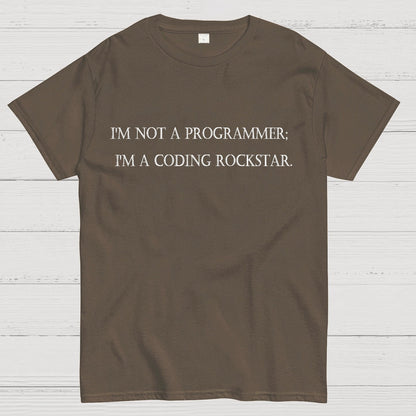 I'm Not A Programmer I'm A Coding Rockstar Nerd T-Shirt