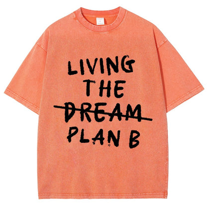Living Plan B Vintage Distressed T-shirt