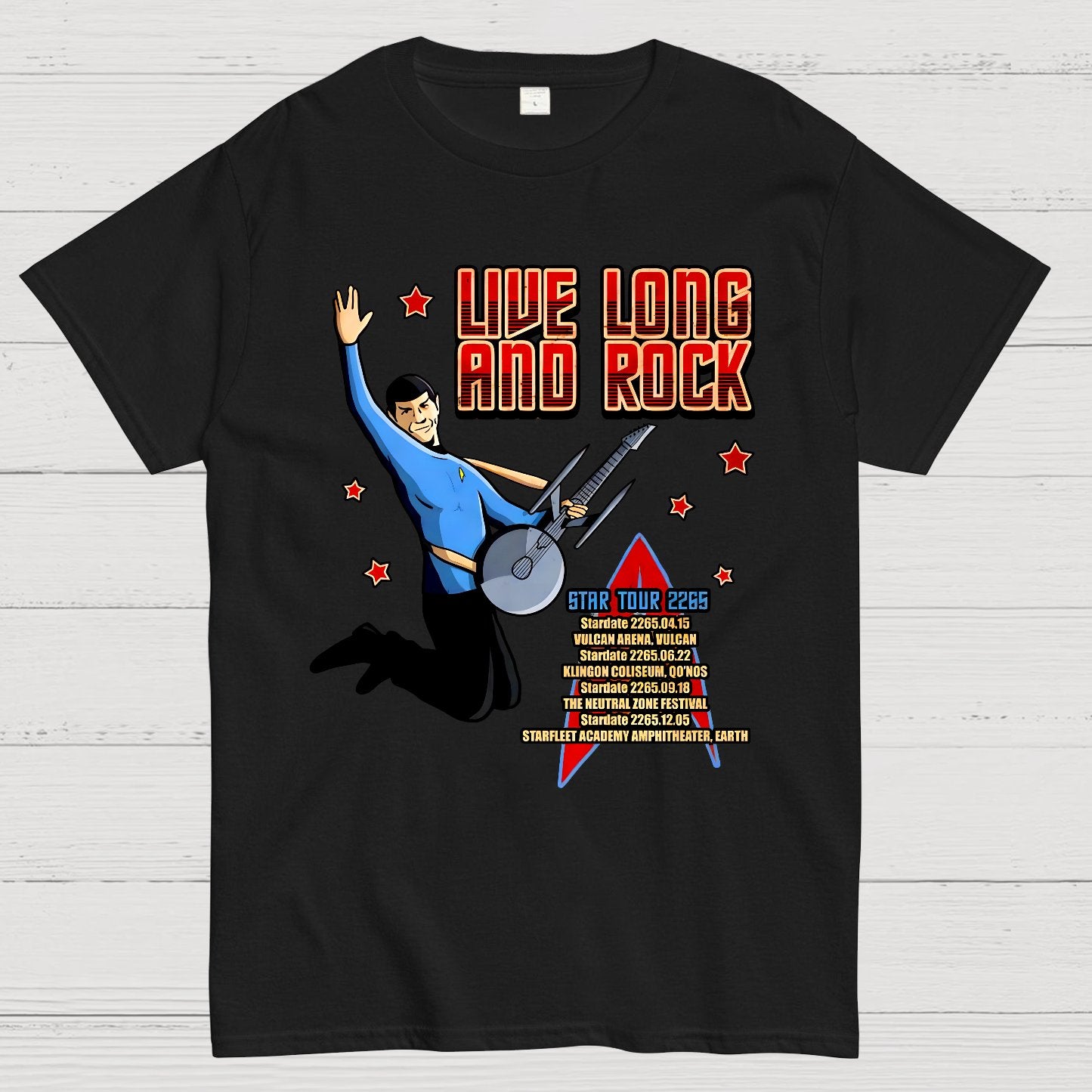 Live Long and Jam Geek T-Shirt