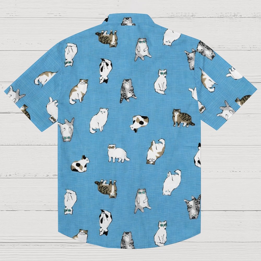 Cat Art Painting Geek Hawaiian Shirt