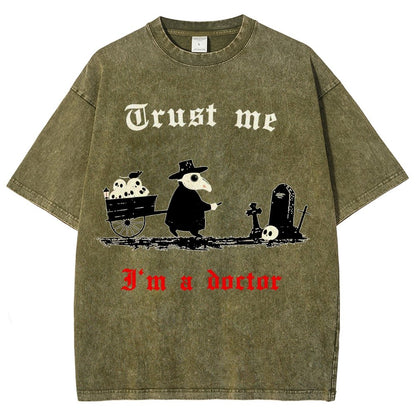 Trust Me I'm A Doctor Vintage Distressed T-shirt