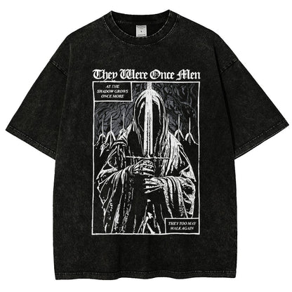 They Were Once Men Vintage Distressed T-shirt