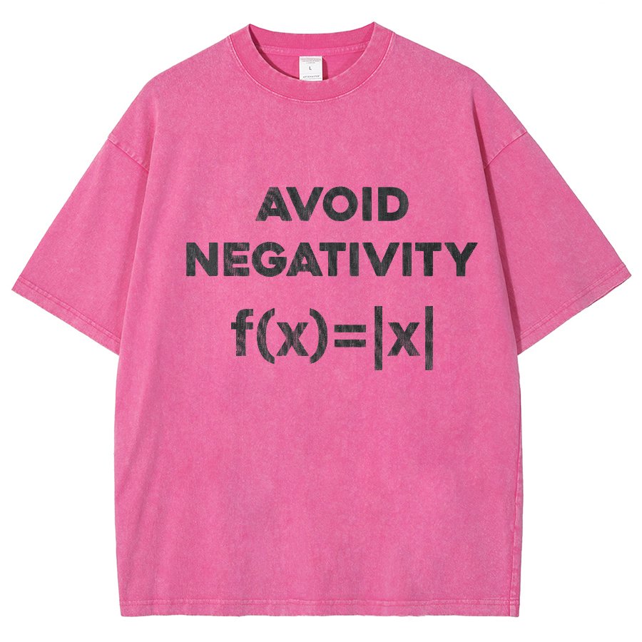 Avoid Negativity Vintage Distressed T-shirt