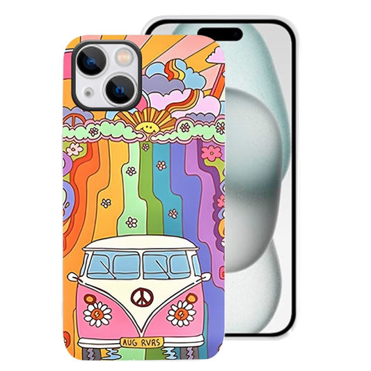 Peace Symbol Rainbow Print Phone Cases