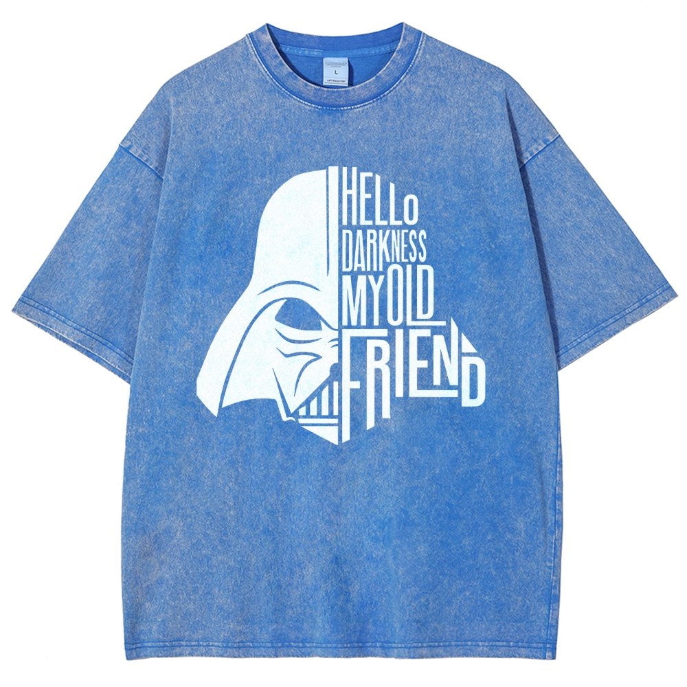 Hello Darkness My Old Friend Vintage Distressed T-shirt