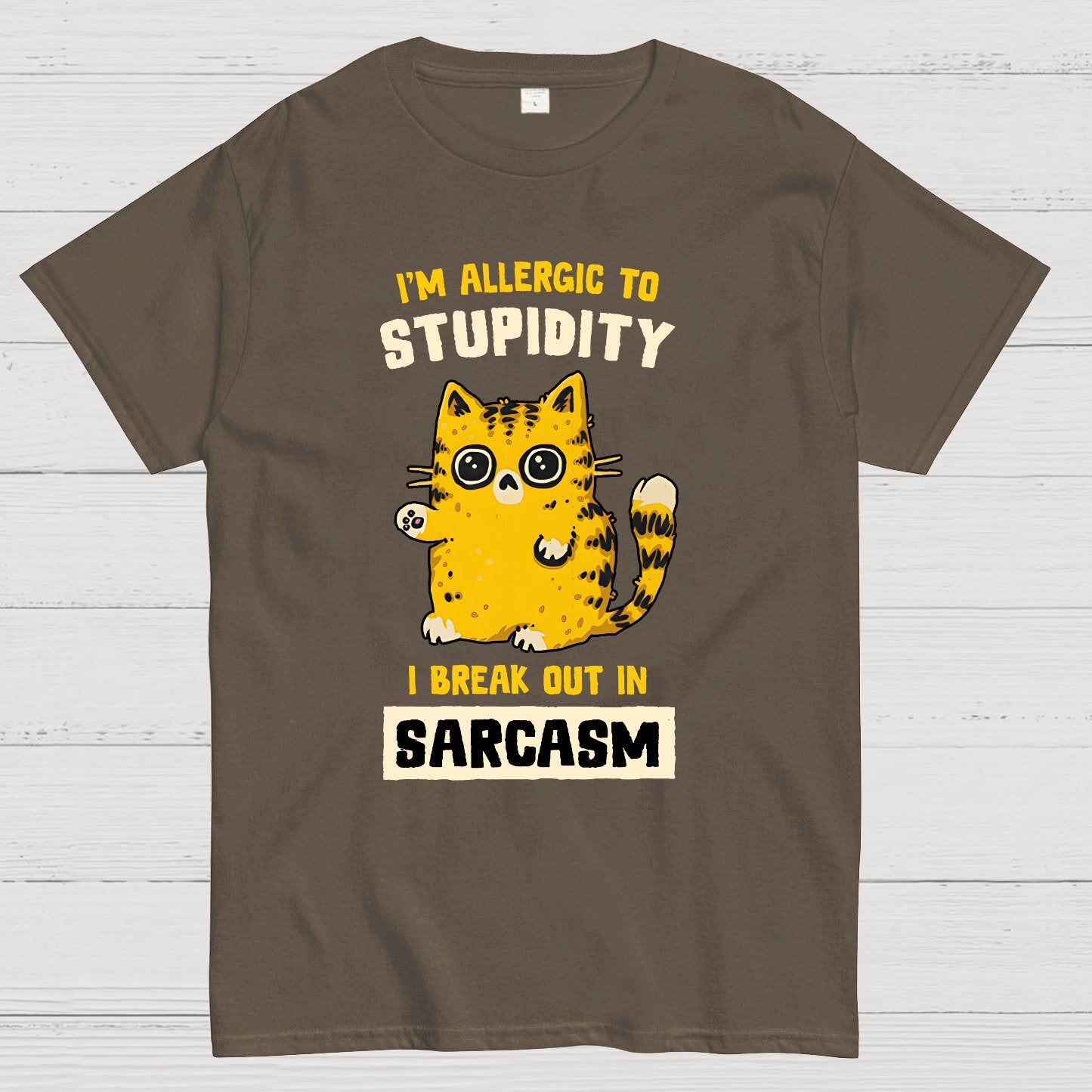I Am Allergic To Stupidity Geek T-Shirt
