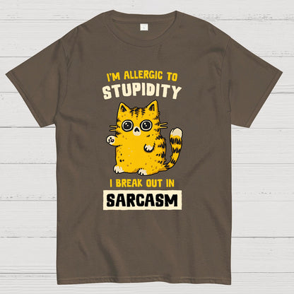 I Am Allergic To Stupidity Geek T-Shirt
