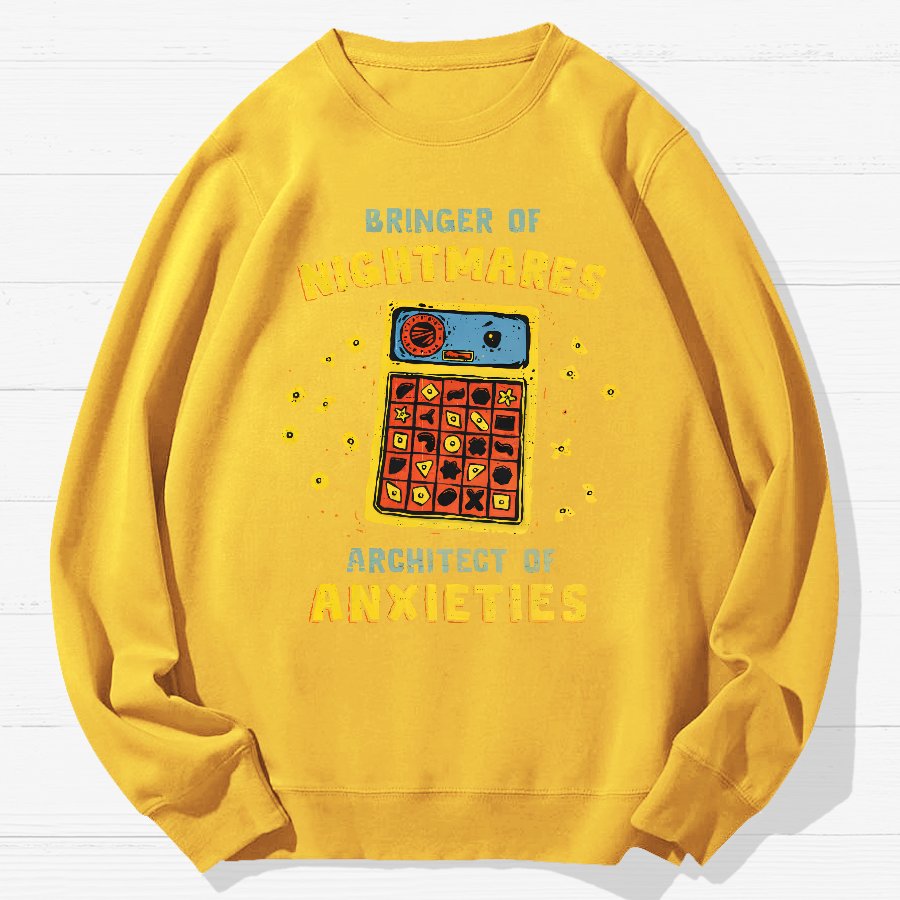 Anxious Architect Geek Cotton Sweatshirt