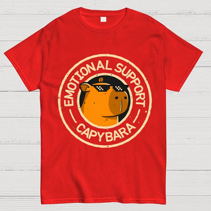Emotional Support Capybara Geek T-Shirt
