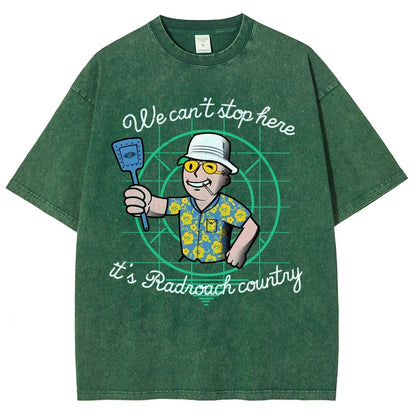 We Can’t Stop Here Vintage Distressed T-shirt