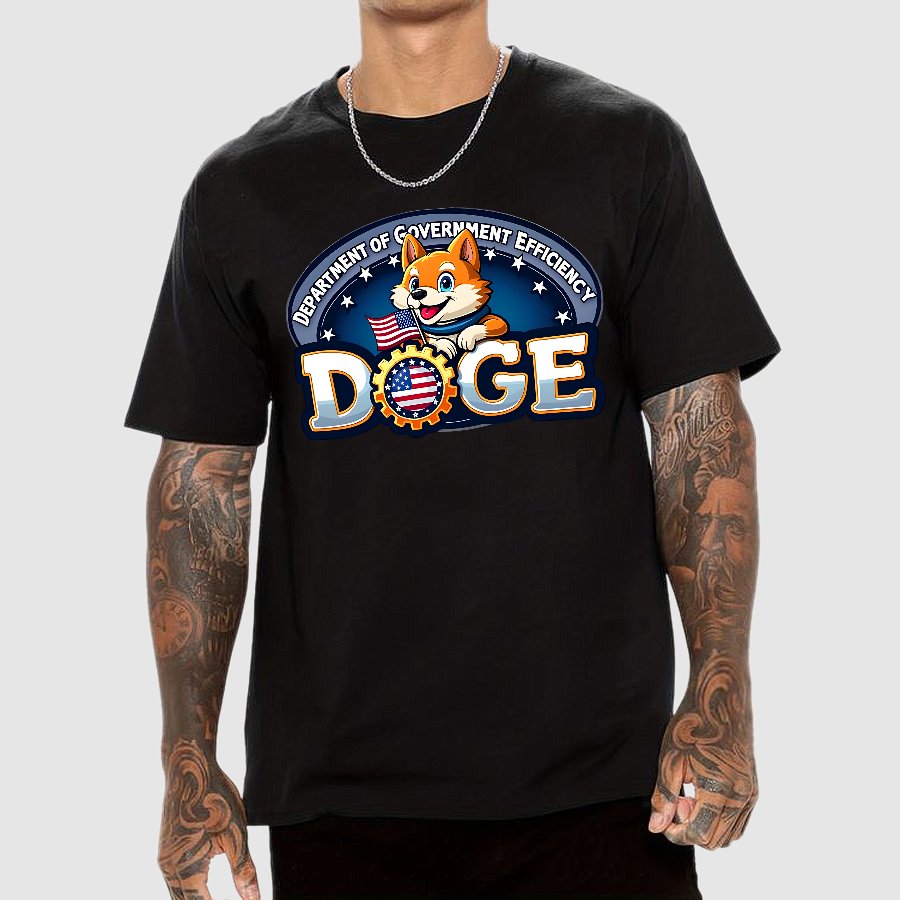 D.O.G.E-Department of Government Efficiency Geek T-Shirt
